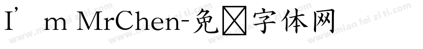 I’m MrChen字体转换